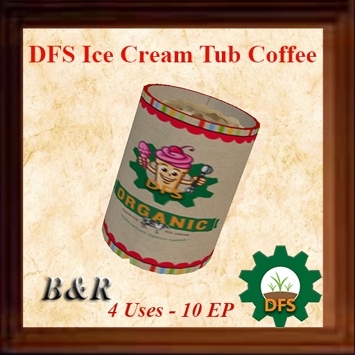 DFS Ice Cream Tub - Coffee