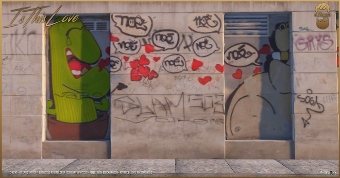 Is This Love Backdrop - The Bearded Guy