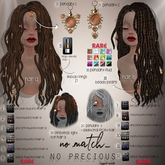 12. no match NO PRECIOUS black HUD and HAIR (B) RARE