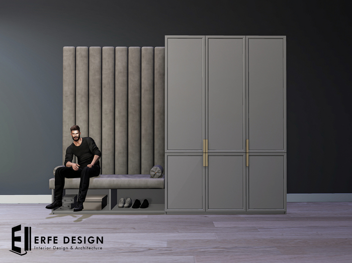 Luxury Entry Coat Rack 9 LI [Erfe Design] PACK