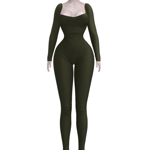 MOXY - GLO BODYSUIT ( OLIVE )