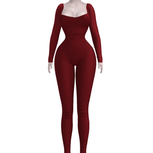 MOXY - GLO BODYSUIT ( MERLOT )