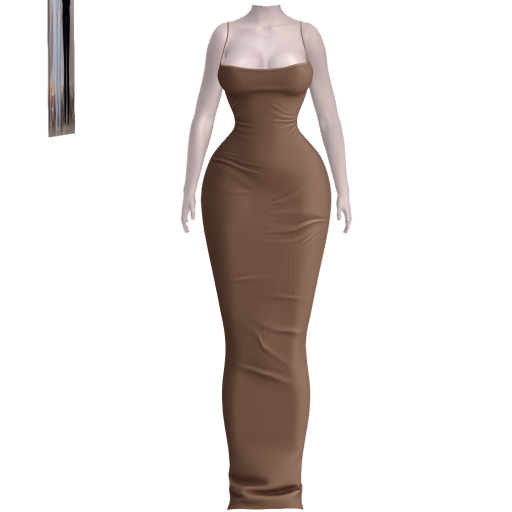 MOXY - MOMS SLIP DRESS ( OCHRE )