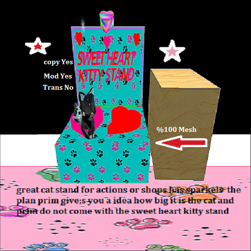 Mesh_sweet kitty stand