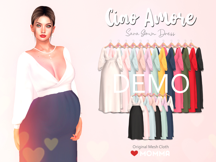 Ciao Amore! - Sara Gown Dress DEMO