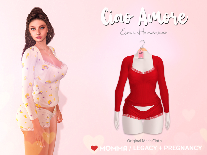 Ciao Amore! - Esme Homewear Red