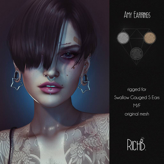 RichB. Amy Earring