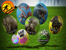 DPG Dinosaur Buttons