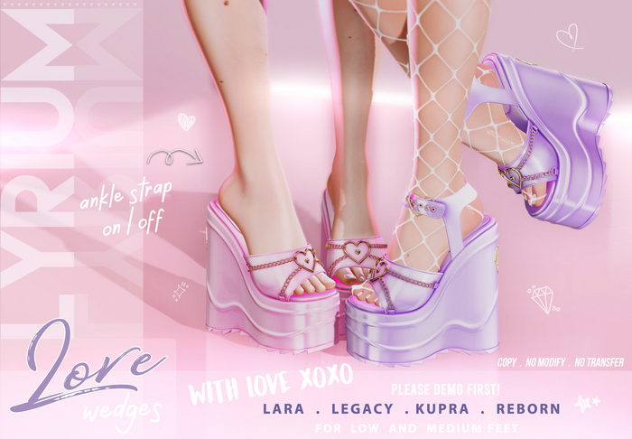 Lyrium. Love Wedges - FATPACK