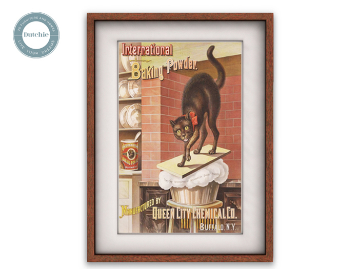 Dutchie mesh framed vintage poster Baking Powder