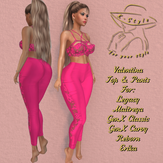 [K-Style] VALENTINA TOP & PANTS #12