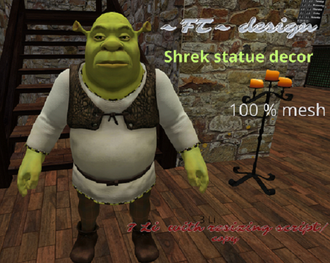 ~FT~ Shrek statue 