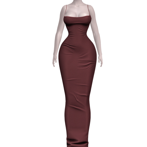 moxy - moms slip dress v2 mahogany