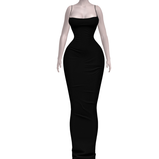 moxy - moms slip dress v2 onyx