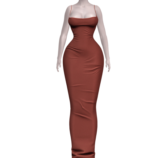 moxy - moms slip dress v2 rust