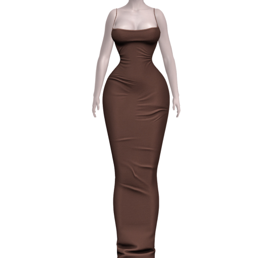 moxy - moms slip dress v2 umber