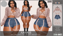 Dark Angel : Amaris Set - Nude Legacy + [Perky] - Maitreya + [Petite] - Reborn - Belleza Gen.X [Curvy]