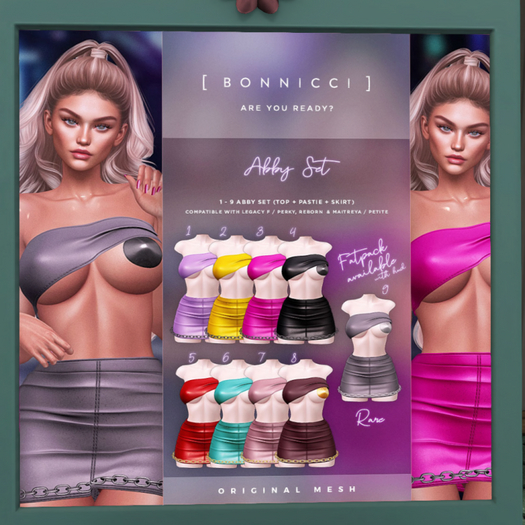 9. BONNICCI -  Abby Set - Smoke RARE