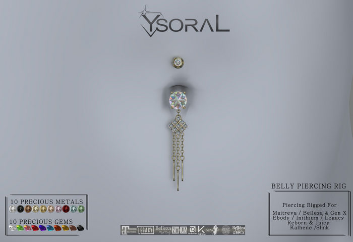 ~~ Ysoral ~~  .:Luxe belly Piercing Carla  :.