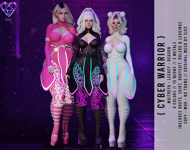 - sixx - Cyber Warrior Set - {FATPACK}