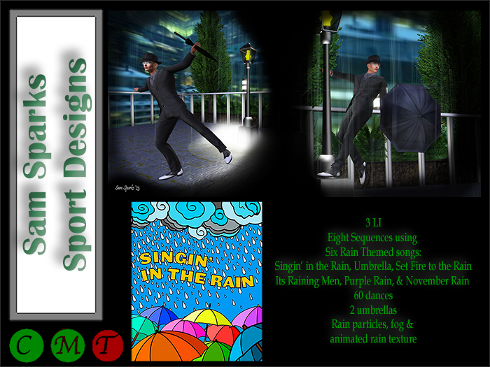 [SSSD1003] Singin' In The Rain Lampost dancer Delivery Box