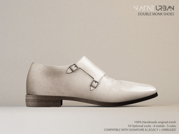 NATIVE URBAN - Double Monk Shoes Sand