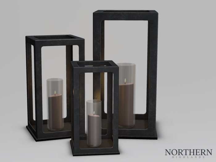 Northern Highlands: Alexander Candle Box: Black
