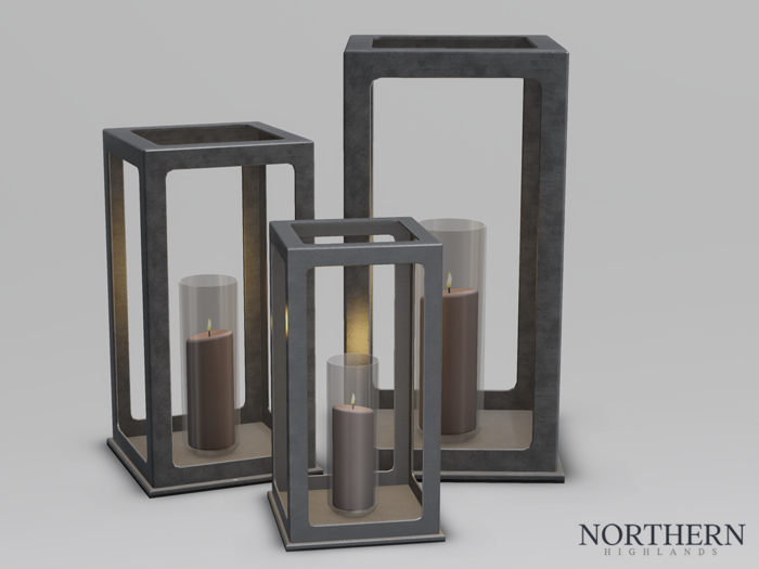 Northern Highlands: Alexander Candle Box: Gray