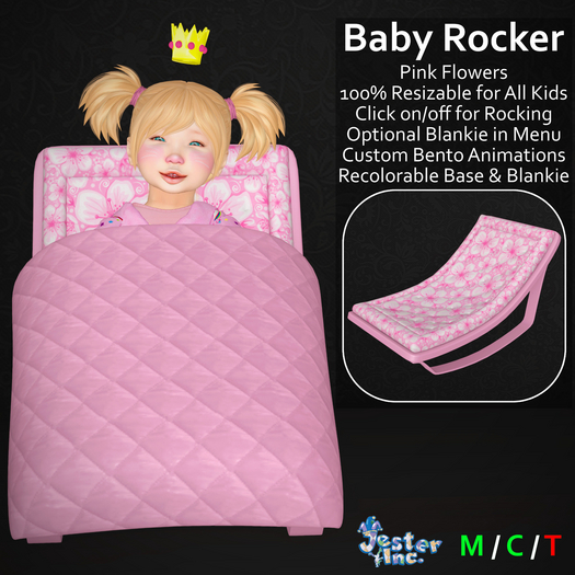 [Jester Inc.] Baby Rocker! (Pink Flowers)