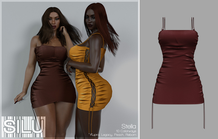 SILU Stella Dress - Rouge