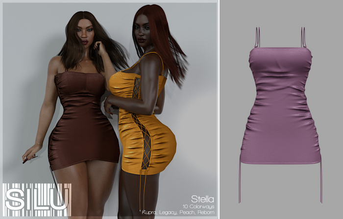 SILU Stella Dress - Frostberry