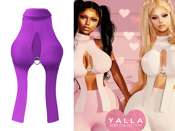 YALLA ✦ Bebe Top [PURPLE]
