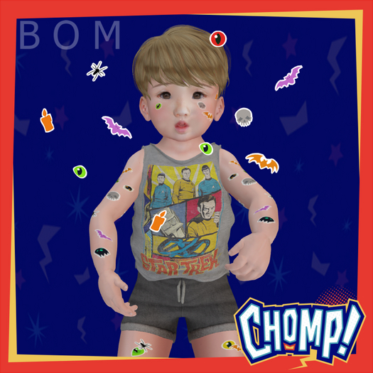 [Chomp!] BOM Halloween Stickers