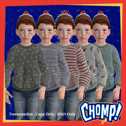 [Chomp!] Cozy Sweatshirt - Peppermint