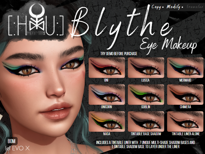 [HEXUMBRA] Blythe Eye Makeup