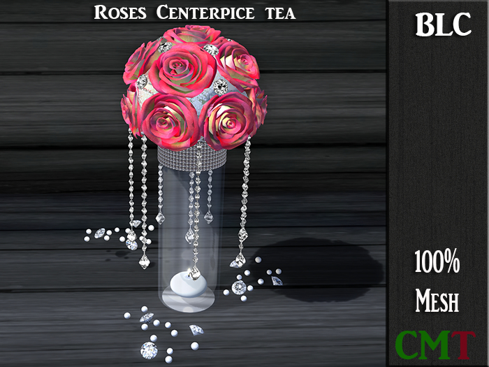 BLC Roses Centerpiece tea