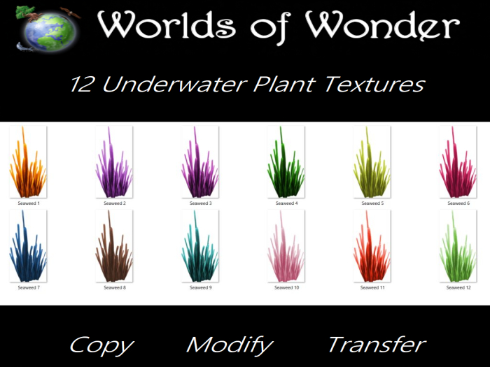 WoW 12 Underwater Plant Textures