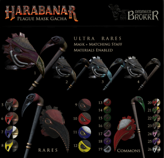 01. [DB] HarabanaR - Set (red) [BOX] - ULTRA RARE