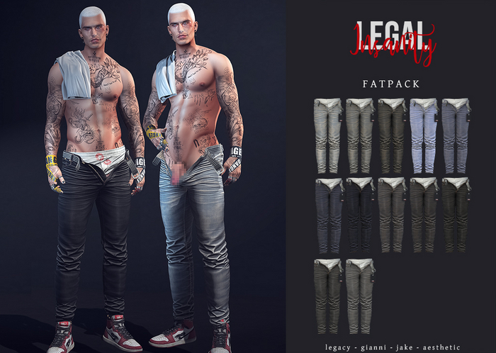 Legal Insanity - Roy denims FATPACK