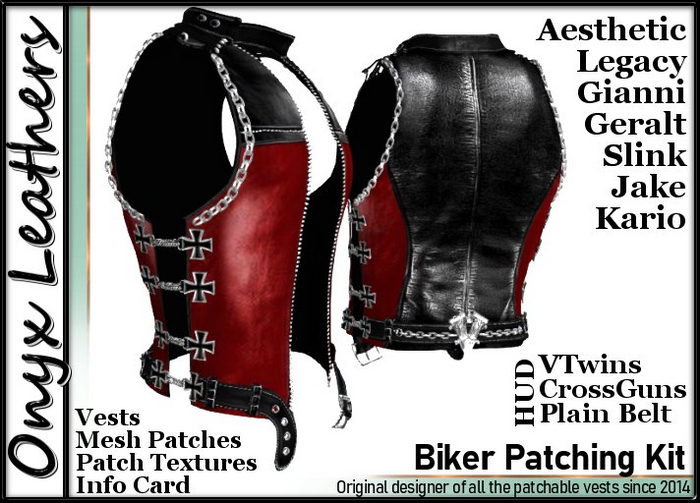 Patch Kit Iron Cross Mens Red
