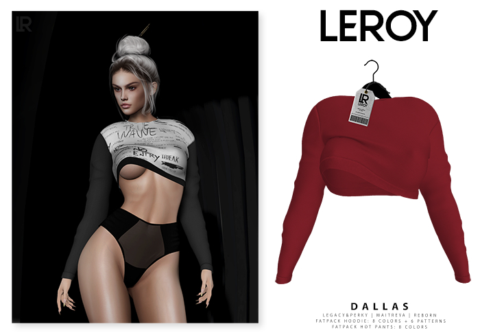 LEROY - Dallas Hoodie - Red