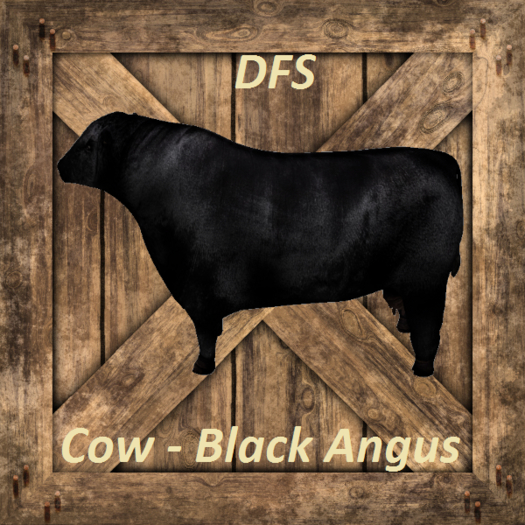 DFS Cow - Black Angus textures