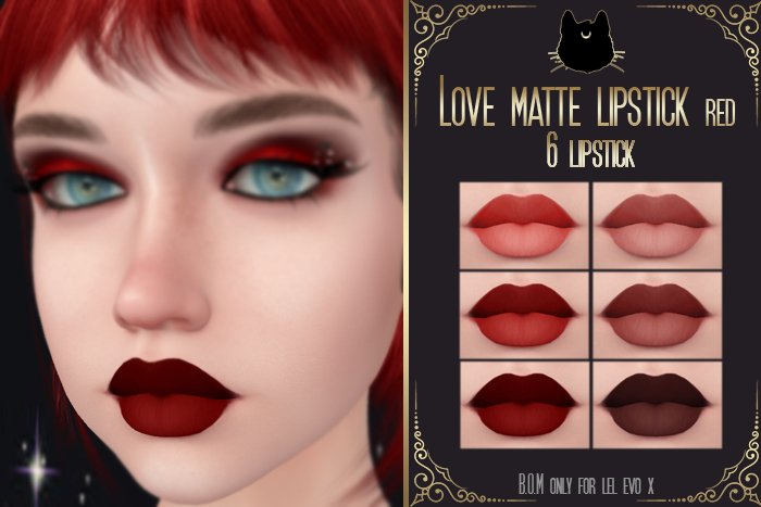 *K* Love Matte Lipstick -red- 