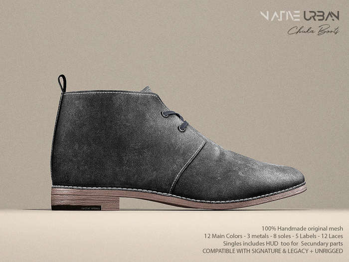 NATIVE URBAN - Chuka Boots Grey