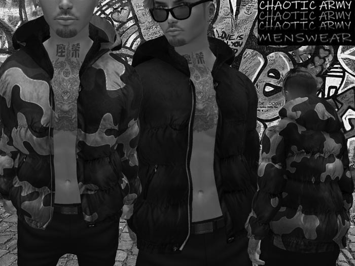 *DEMO* CHAOTIC ARMY - PADDED JACKET SET - FOR BELLEZA JAKE