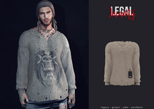Legal Insanity - Grunge vneck #5