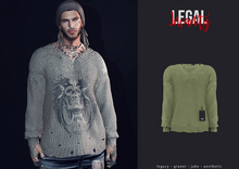 Legal Insanity - Grunge vneck #9