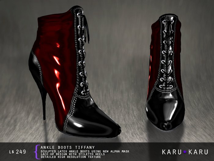 KARU KARU - Ankle Boots Tiffany (RUBY)