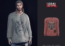 Legal Insanity - Grunge vneck #14