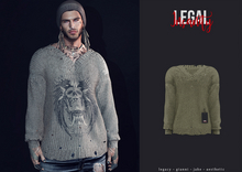 Legal Insanity - Grunge vneck #17